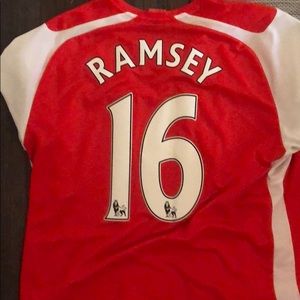 Arsenal Home Soccer Jersey- Ramsey